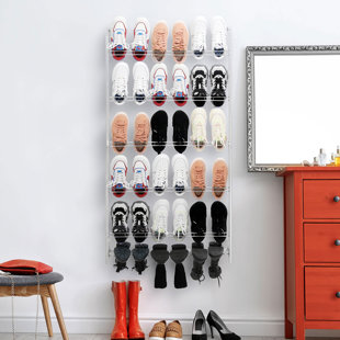 Threshold wall mounted online shoe rack